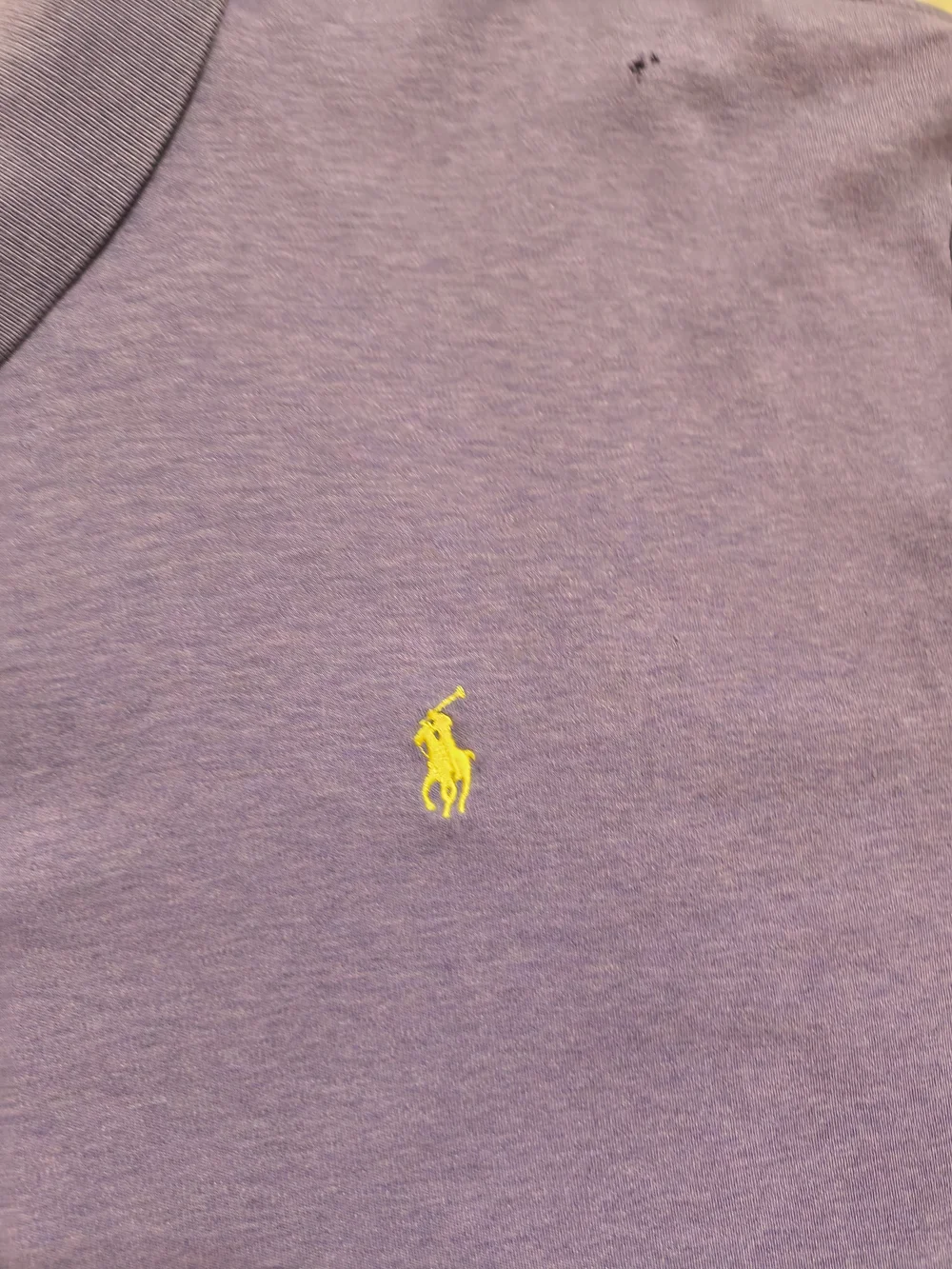 Polo by Ralph Lauren Lavender Short-Sleeve Polo with Yellow Pony